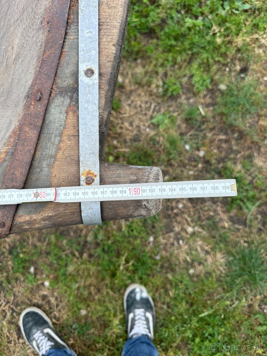 Starozitne velke drevene koryto - 3