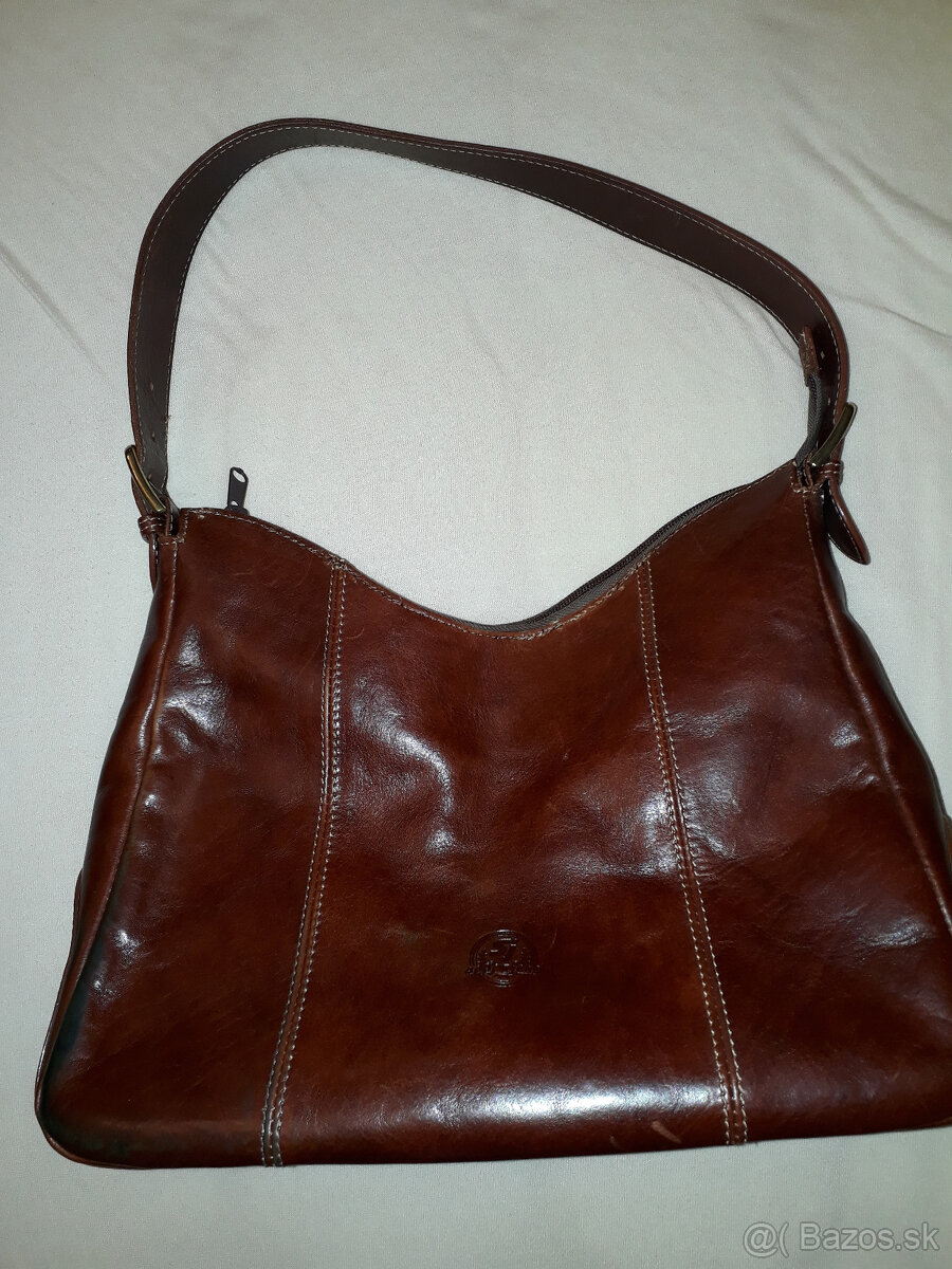 hnedá kožená kabelka sofie and jane - 3