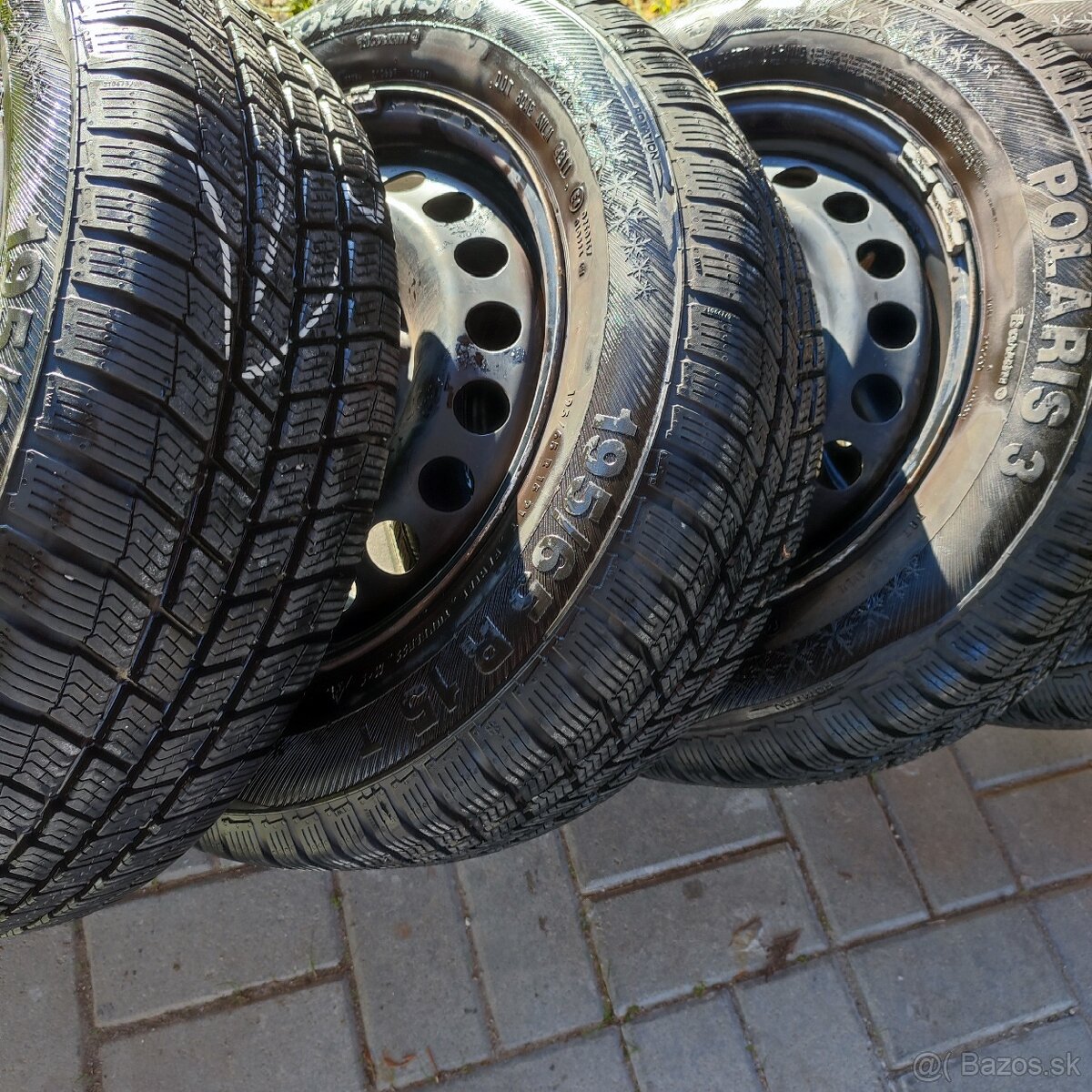 Zimné pneu 195/65r15 plechové 5x112r15 - 3
