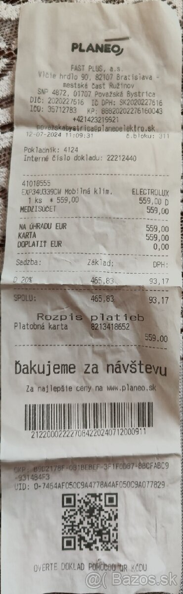 Mobilná klimatizácia Elektrolux EXP34U339CW -604 - 3