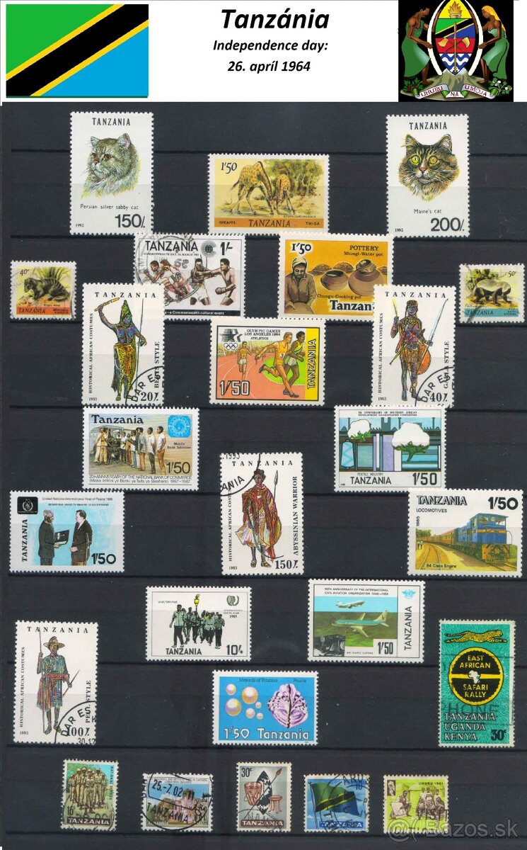 Poštové známky, filatelia: Anglicko a kolónie - 3