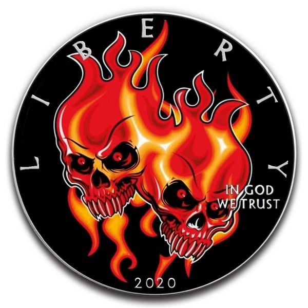 investičné striebro - mince - USA silver eagle liberty - 3