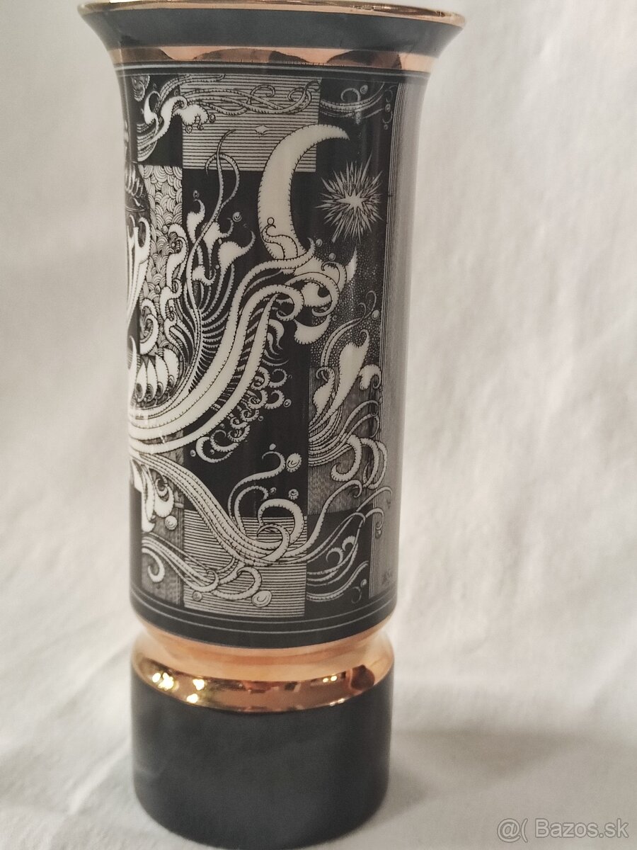 Váza Hollóháza Maďarsko - elegantní kousek - 3