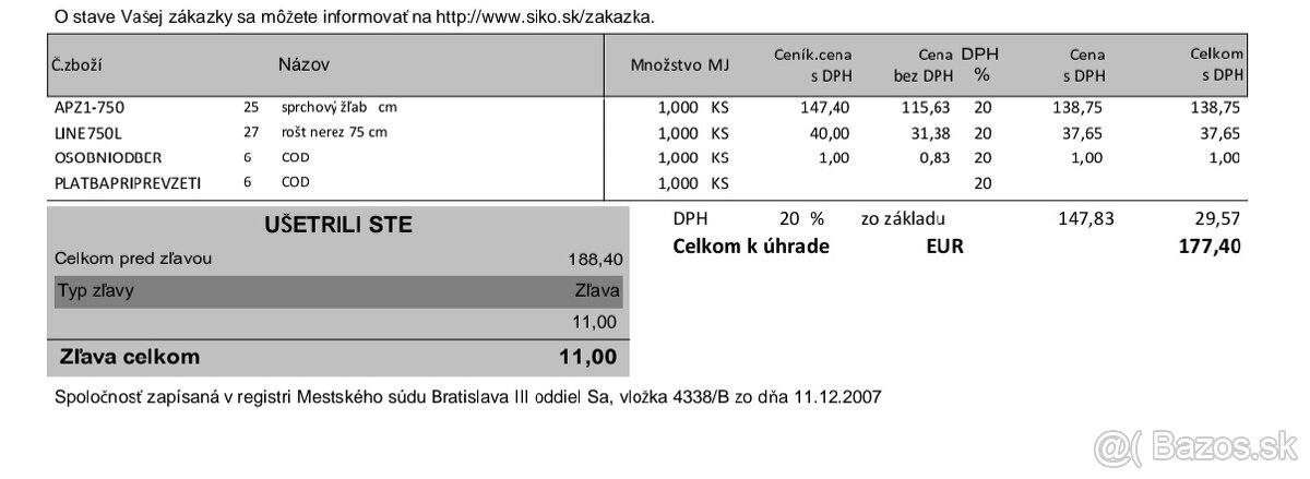 Žľab s roštom alca - 3