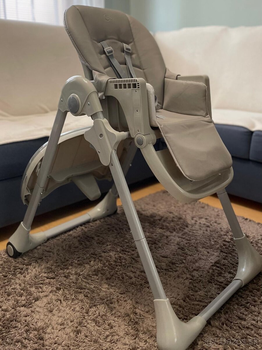 Detská stolička Kinderkraft YUMMY grey - 3