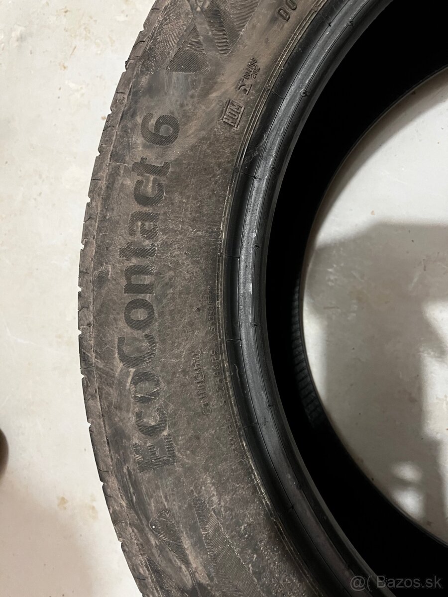 Predám letné pneumatiky Continental EcoContact 6 - 3