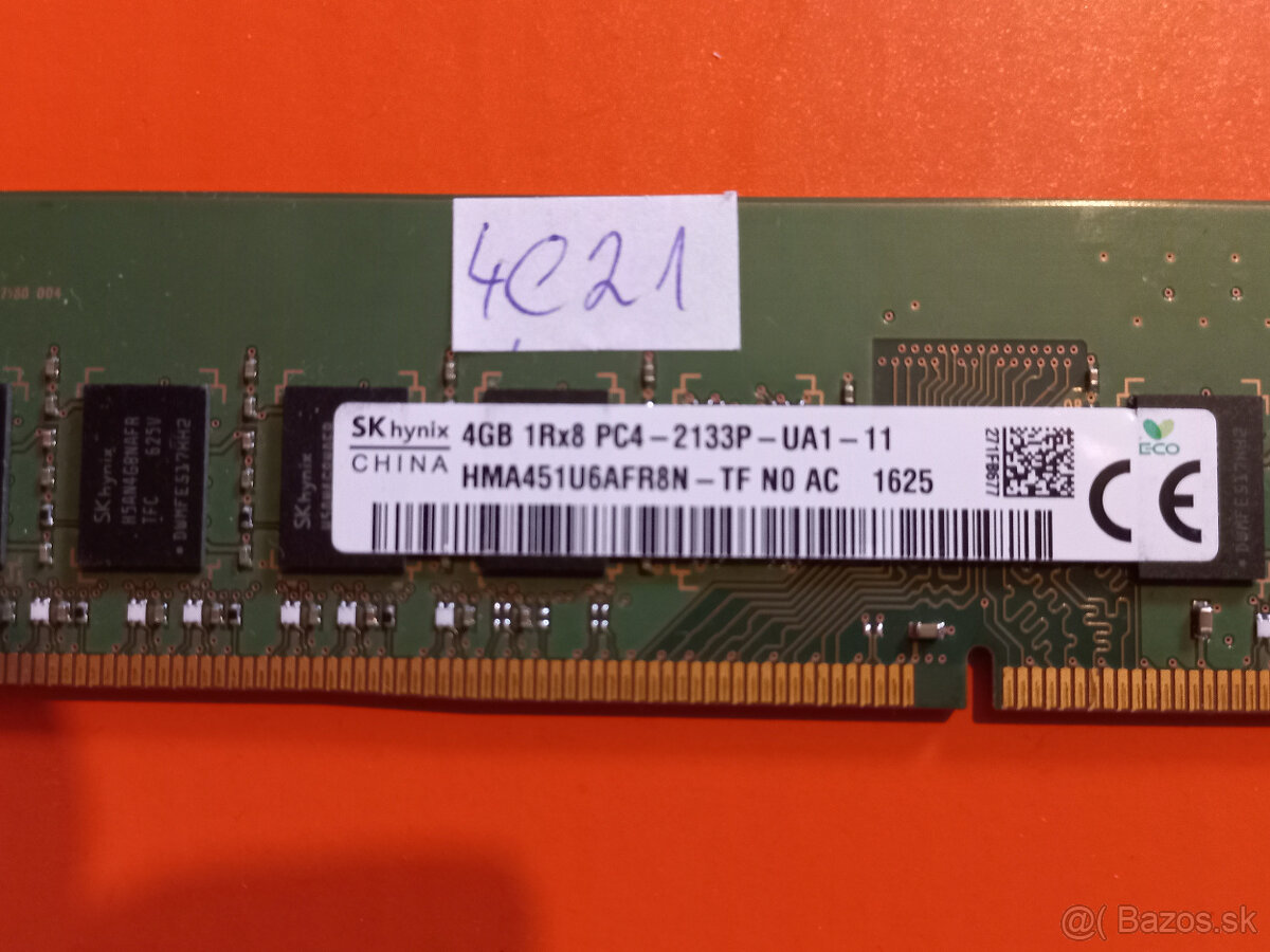 RAM 4GB DDR4 MIX UDIMM 2133 MHz do PC - 3