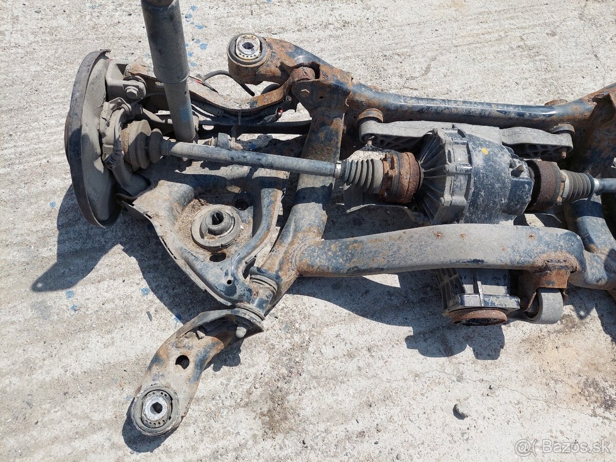 Predám zadná náprava Audi A6 C6 4x4 - 3