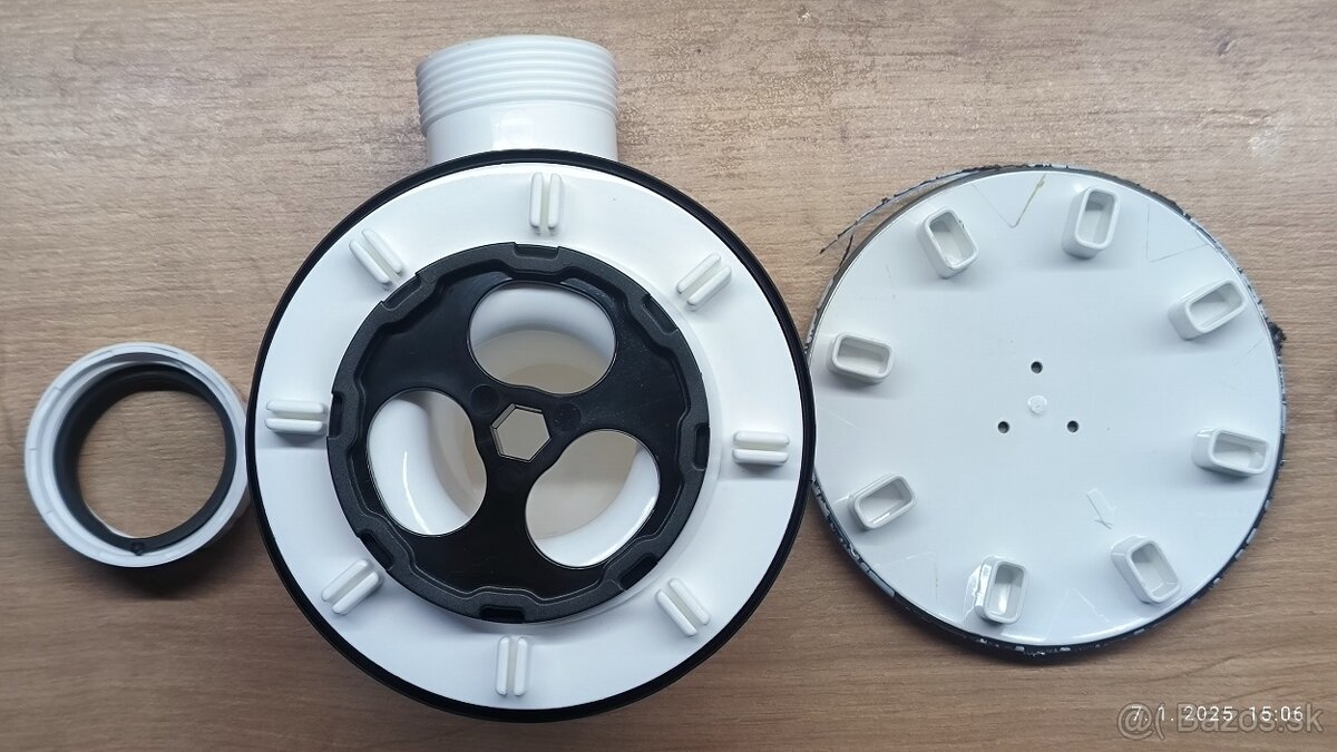 Vaničkový sifón POLYSAN - nerez - 3