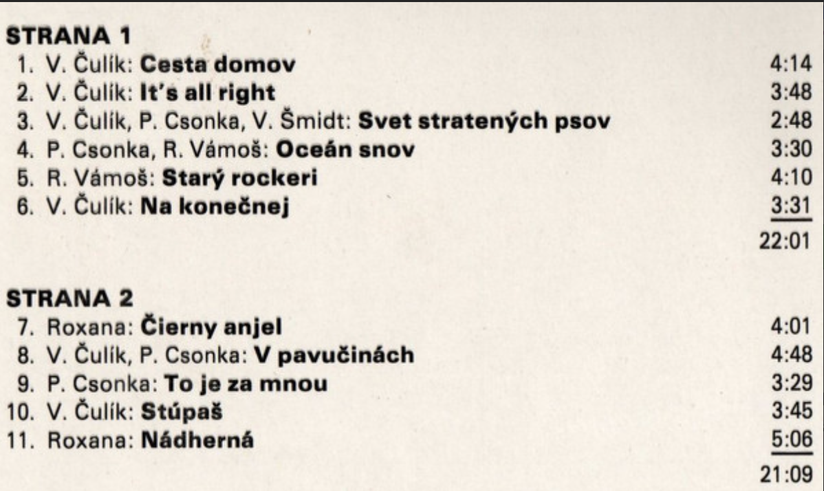 Roxana '91 vinyl ULTRA rarita - 3