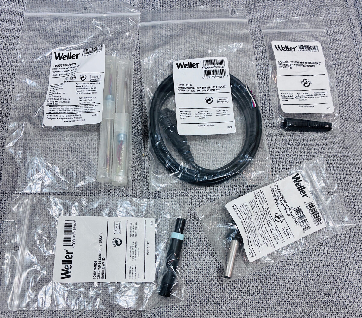 WELLER WP 120 plus príslušenstvo - 3