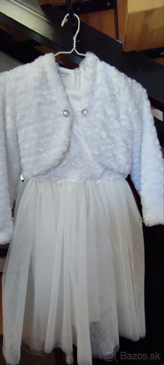 Detské bielučké šaty - 3