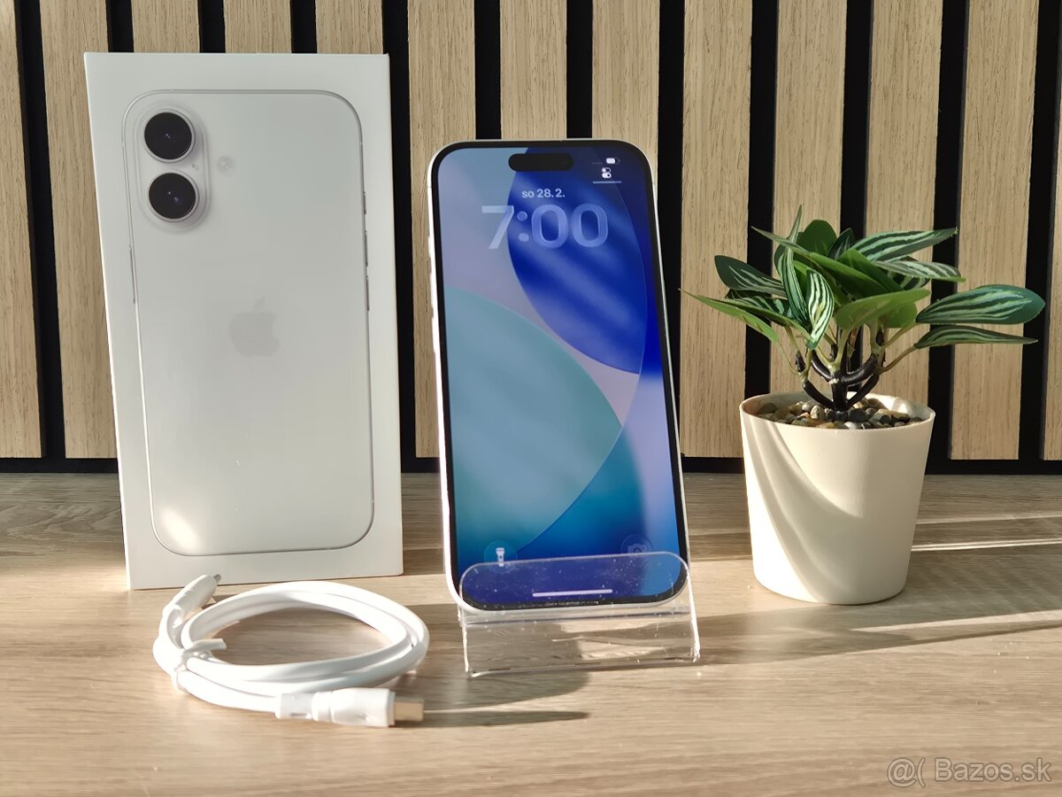 Apple iPhone 16 128GB White | ZÁNOVNÝ - 3
