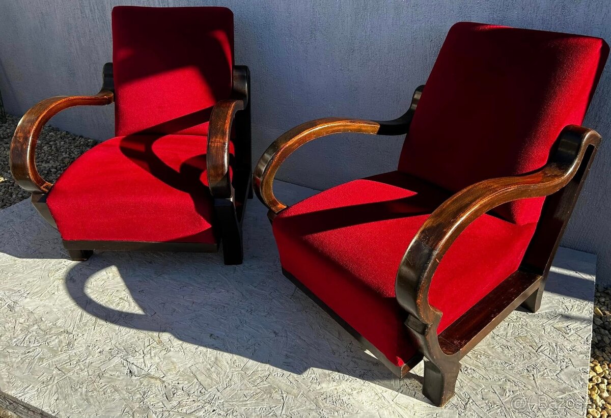 Art Deco kreslá - F134 - 3