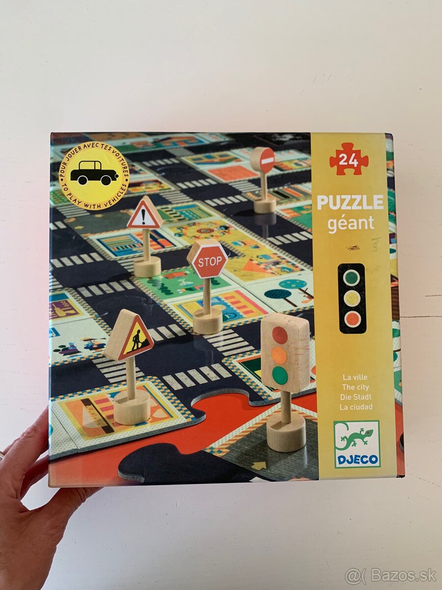 DJECO puzzle - Mesto (skladacia dráha - cesta) - 3