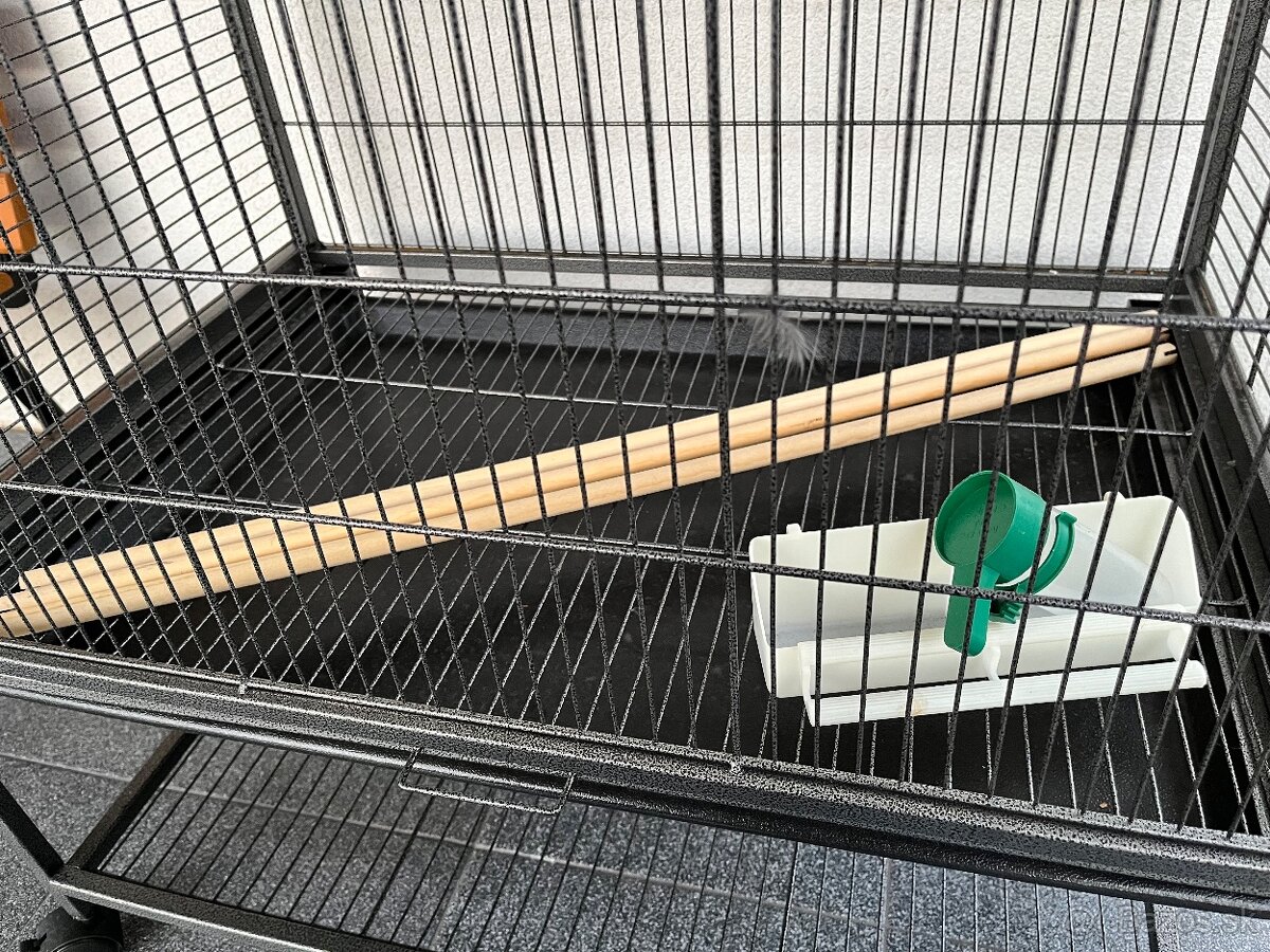 Voliéra pre vtáky / klietka pre vtáky s príslušenstvom - 3