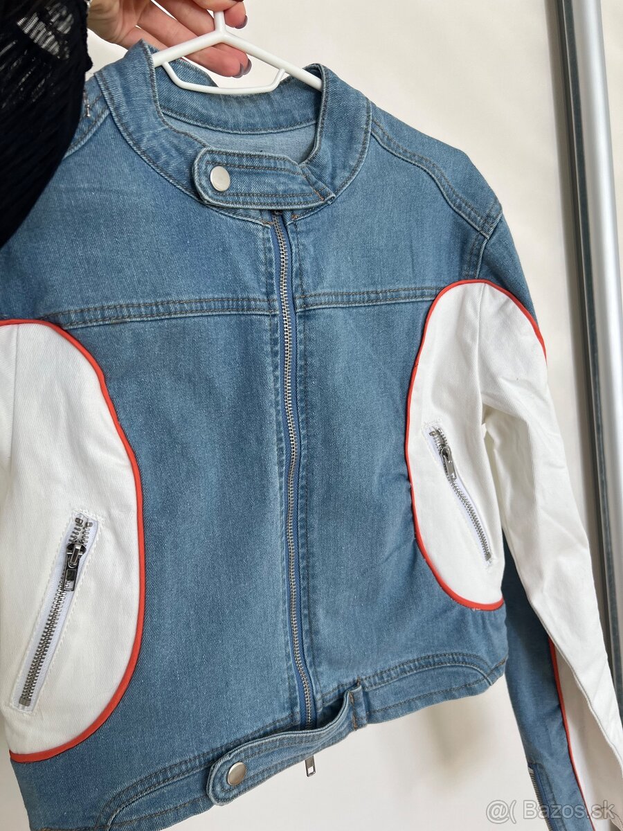 PrettyLittleThing rifľová cropnutá bunda - 3