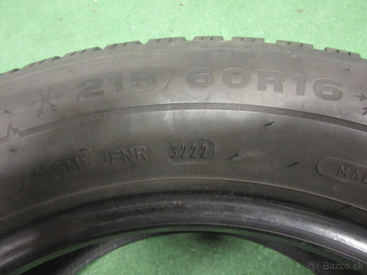 Zimné pneumatiky 215/60R16 dunlop WS5 - 3
