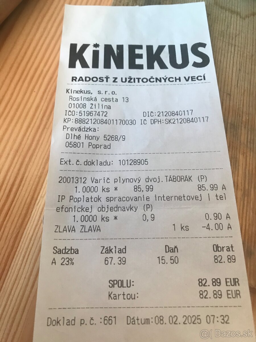 Plynový varič dvoj Táborák - 3