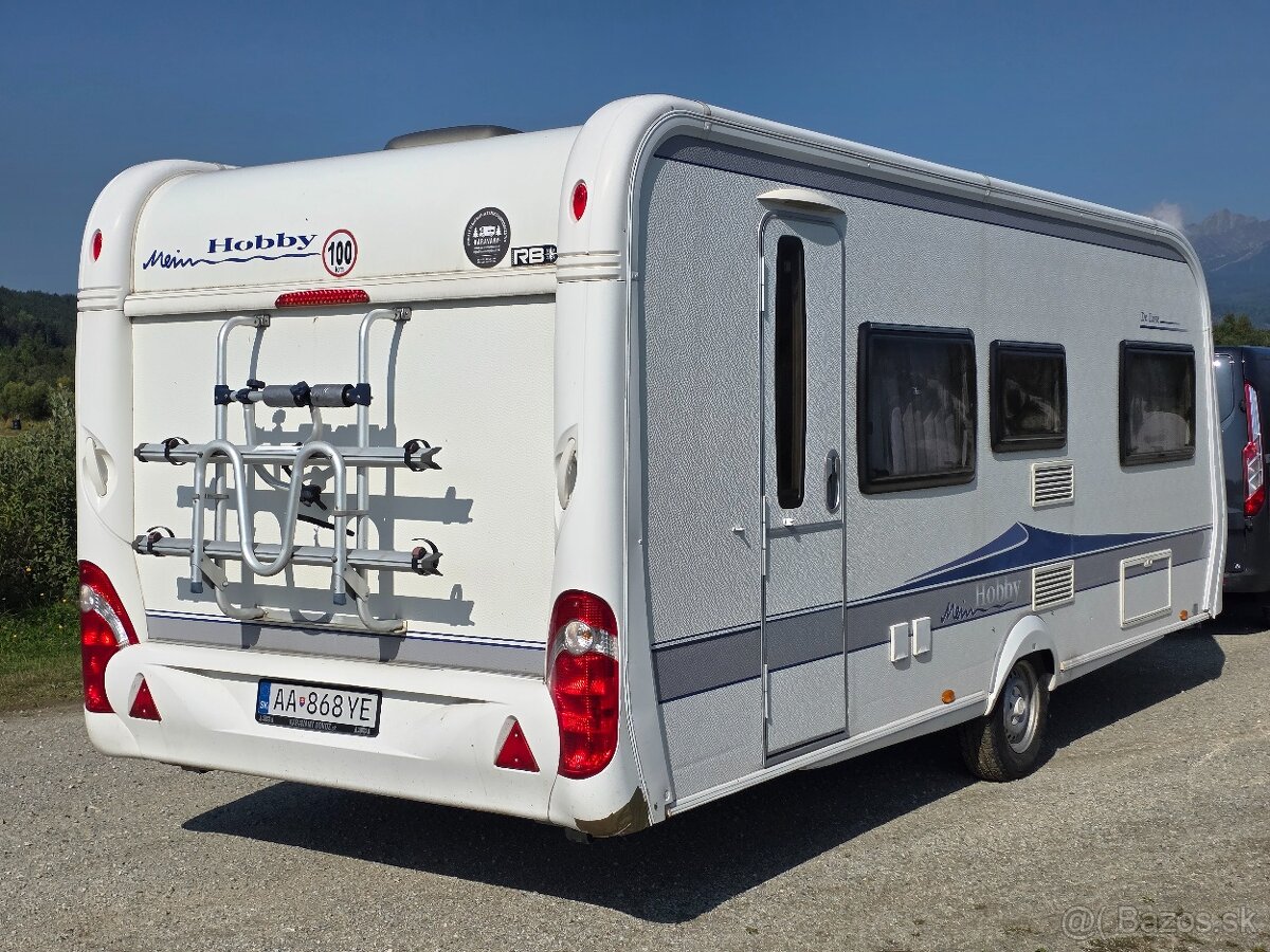 Obytny prives Hobby 540 KMFE - solarny panel, mover - 3