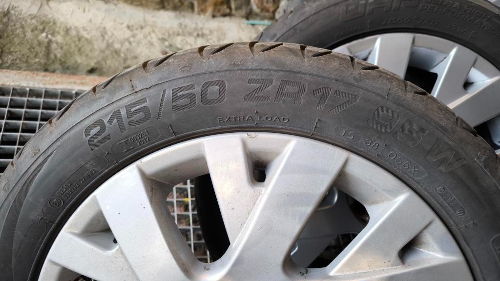 Predám 4 kusy letných pneumatík + elektróny - 3