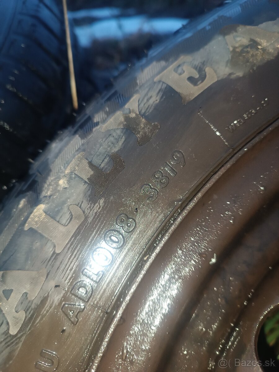 Predám celoročné pneu Tomket Allyear 3 na plecháčoch - 3