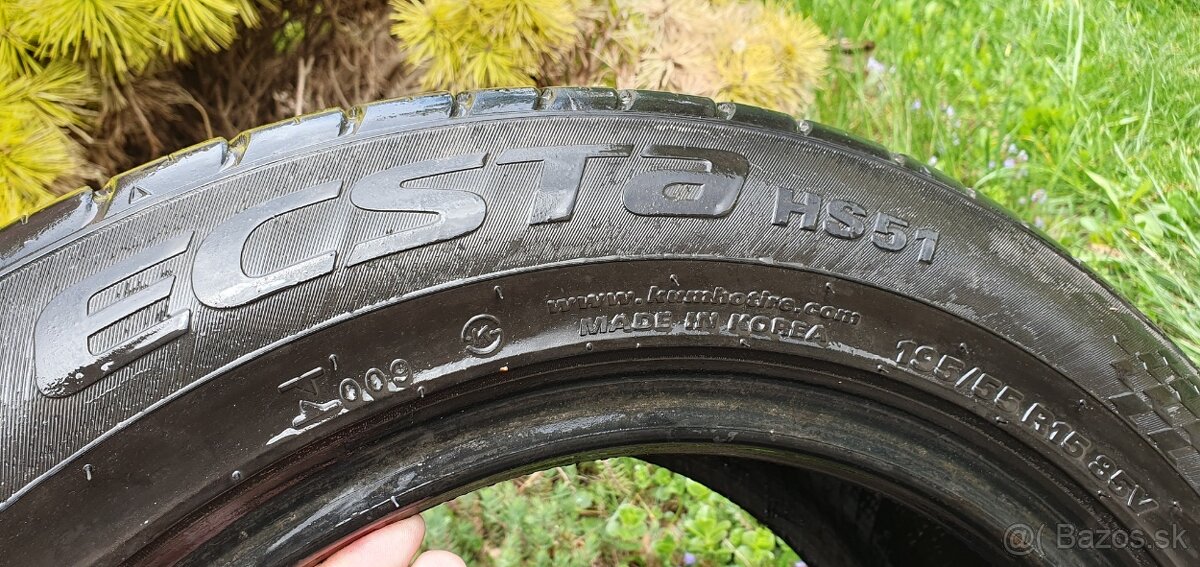 KUMHO ECSTA HS51, letne, 195/55 R15 - 3