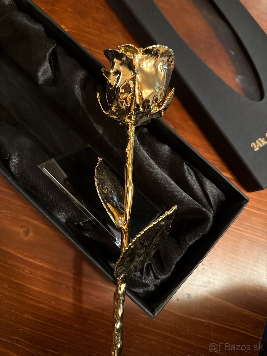 24k Golden rose. Zlatá ruža - 3