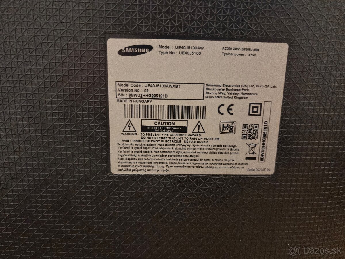 Samsung TV 40” 102cm - 3