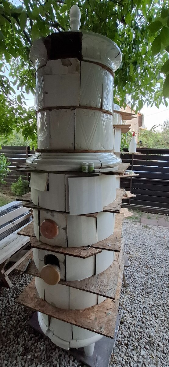 Kachlova pec starožitná - 3