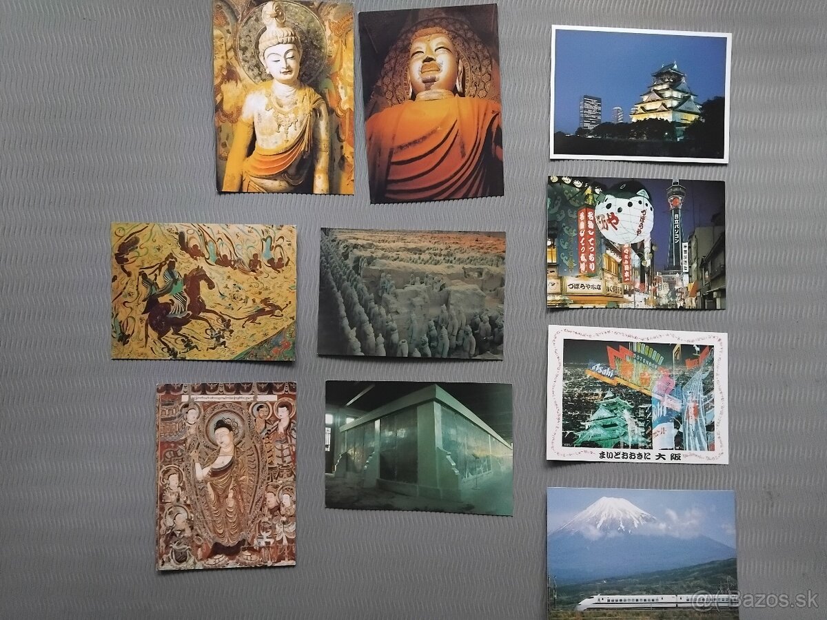 Pohľadnice Čína, Japonsko - 3