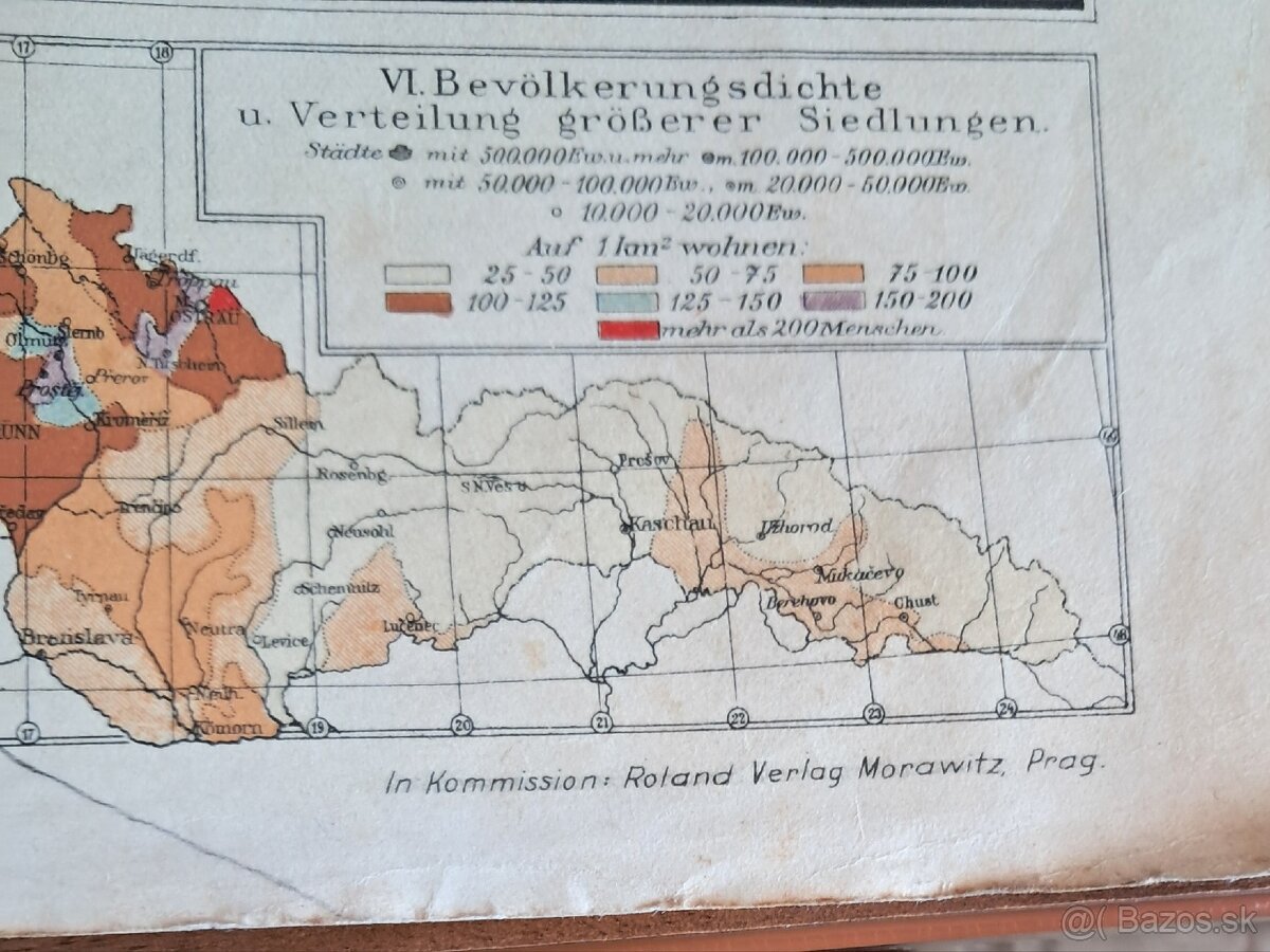 Mapa Československa - 3