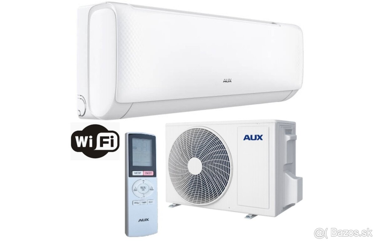 Klimatizácia + ZDARMA MONTÁŽNA SADA..AUX Q-Smart Plus 3,5 kW - 3