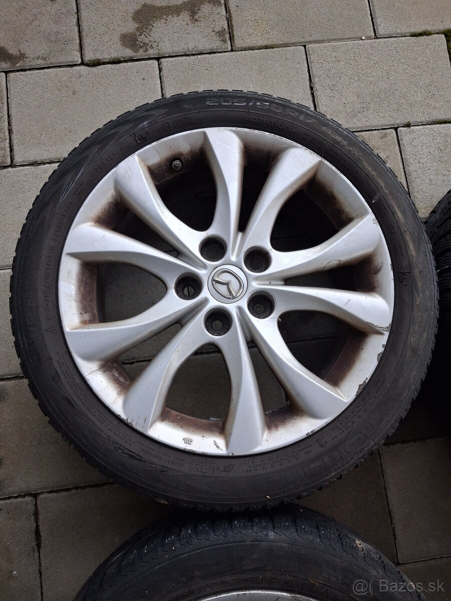 Predam hliníkové kolesá R17 original mazda - 3