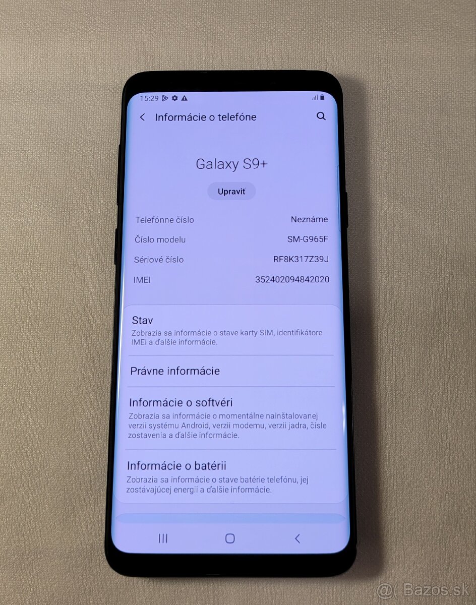 Samsung Galaxy S9 Plus TOP stav - 3