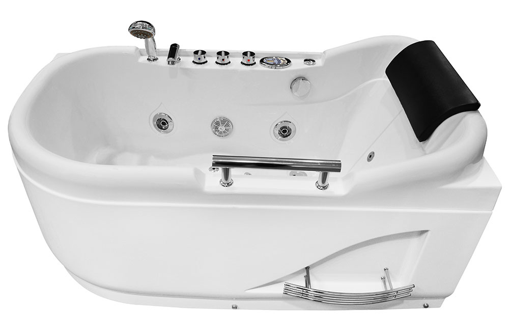 M-SPA - 1683 Pravá kúpeľňová vaňa s hydromasážou 140 x 87 x - 3