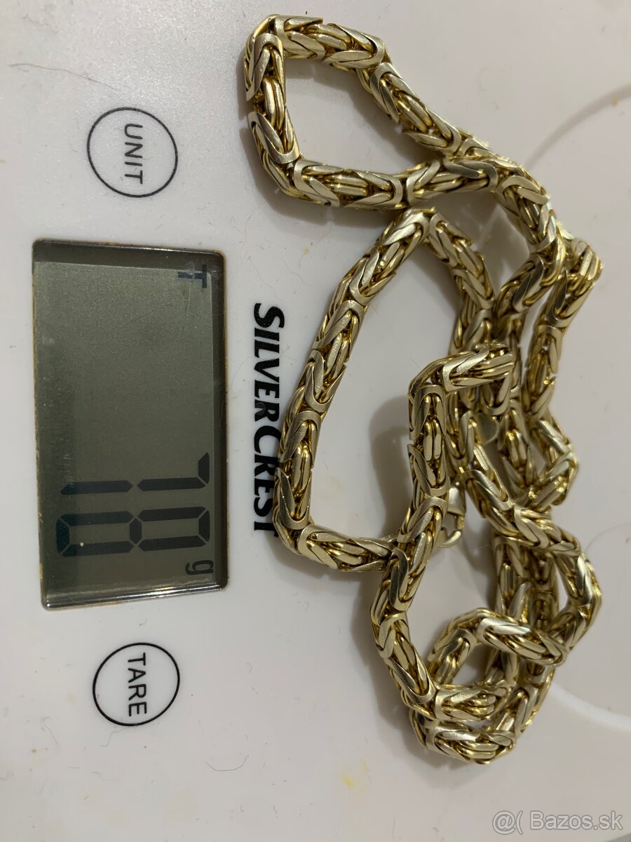 Strieborná retiazka královský vzor - 3