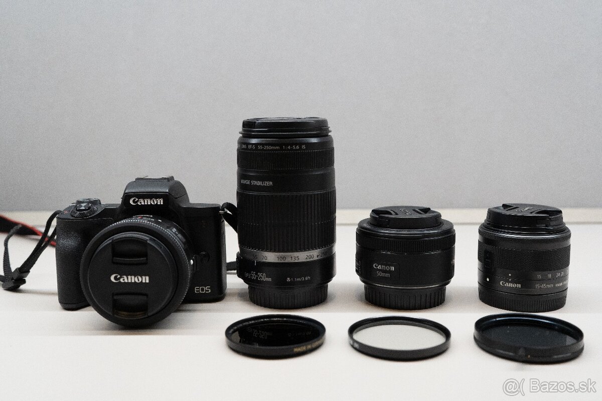 Canon EOS M50 Mark II + príslušenstvo (PREDANÉ) - 3