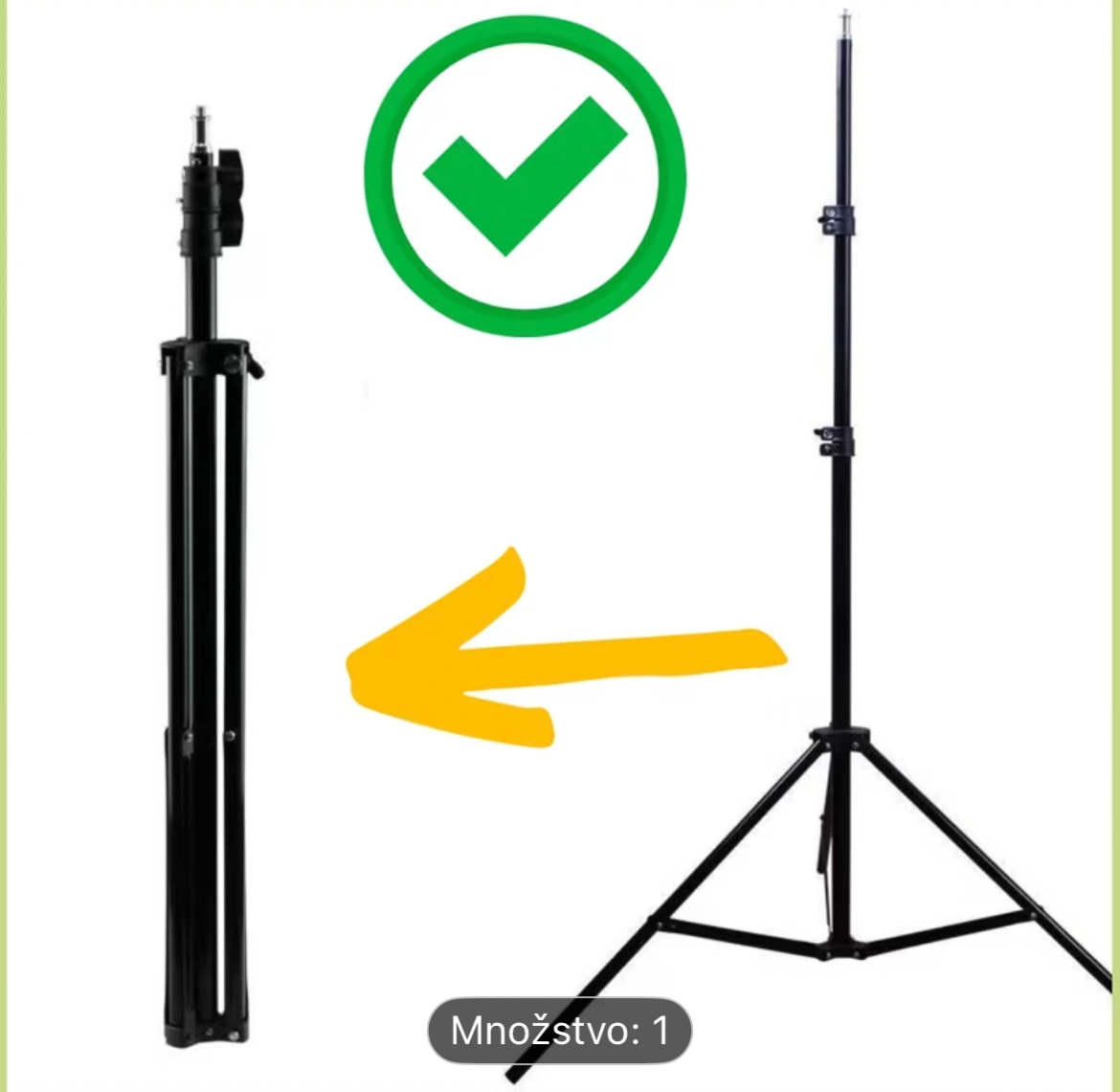 Statív 70-210cm - 3