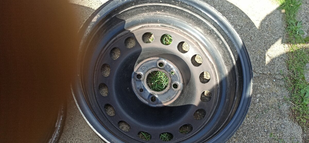 Predám plechové disky 4x98 R14 - 3