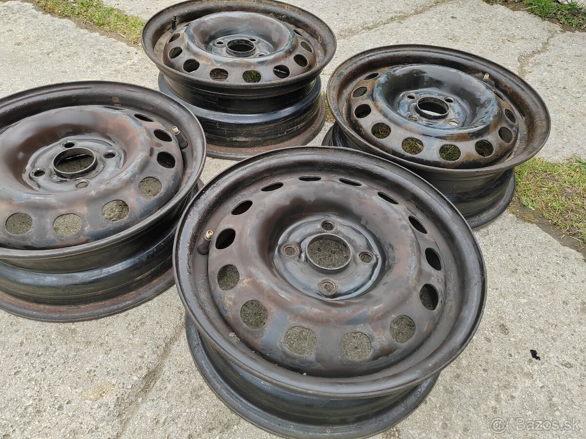 Plechové disky 4x100 R14 5.5J x 14 ET45 - 3