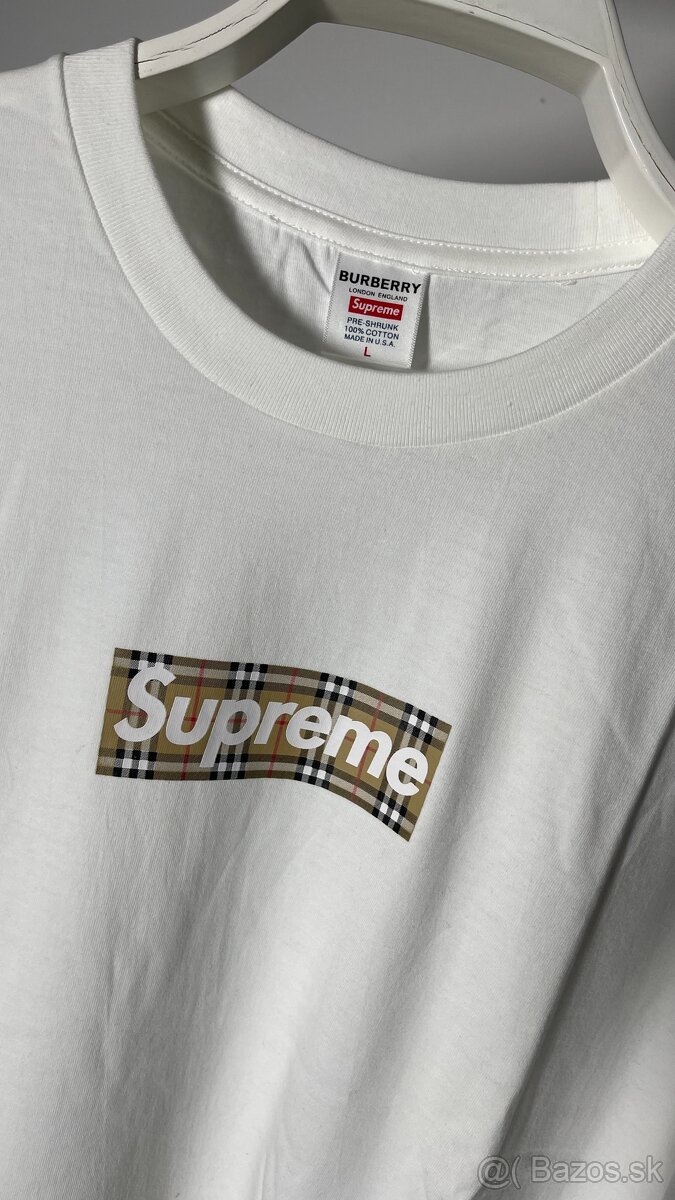Supreme Tee Burberry - 3