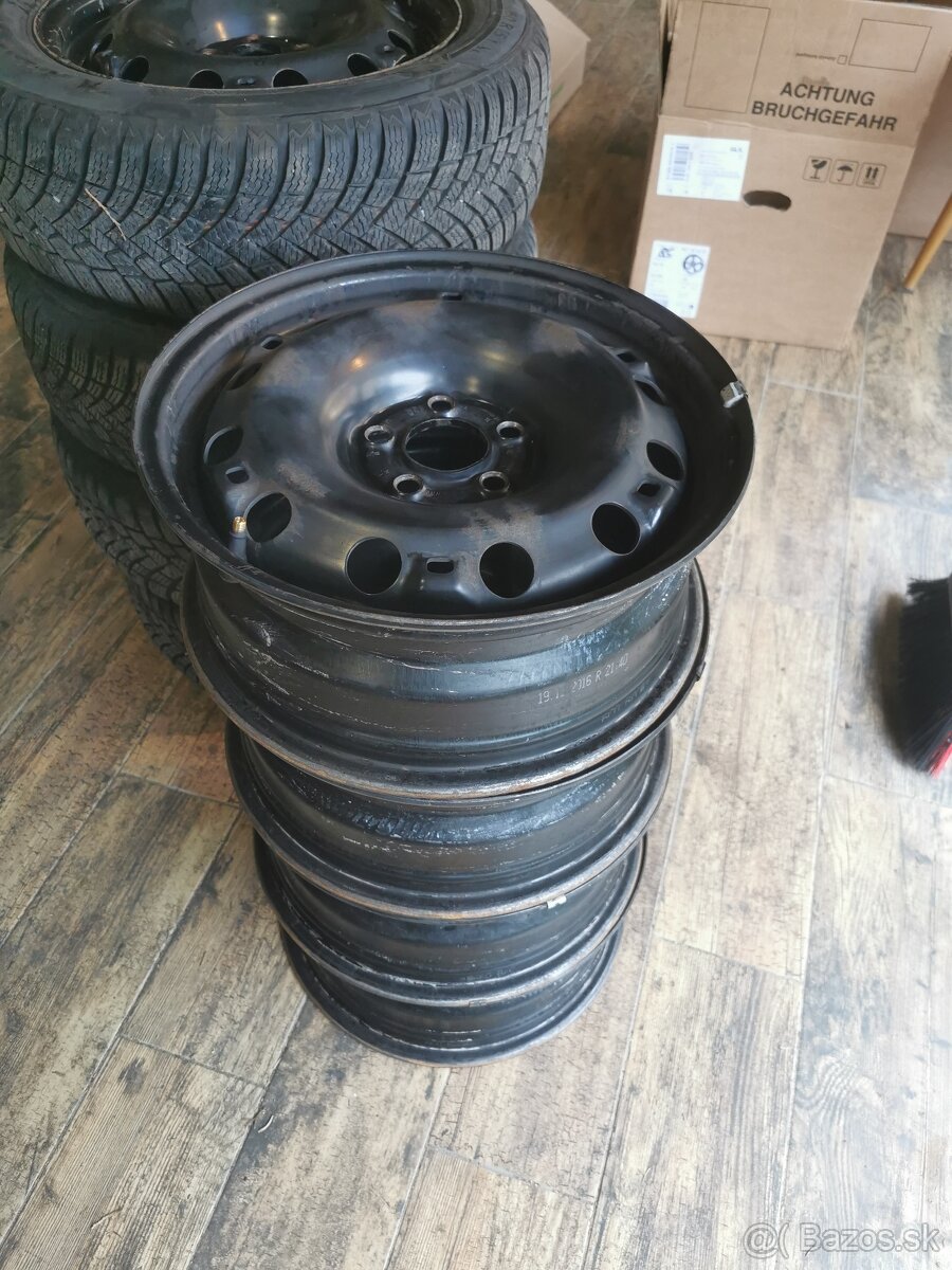 Plechové disky 15" 6J - ET 38 - 3