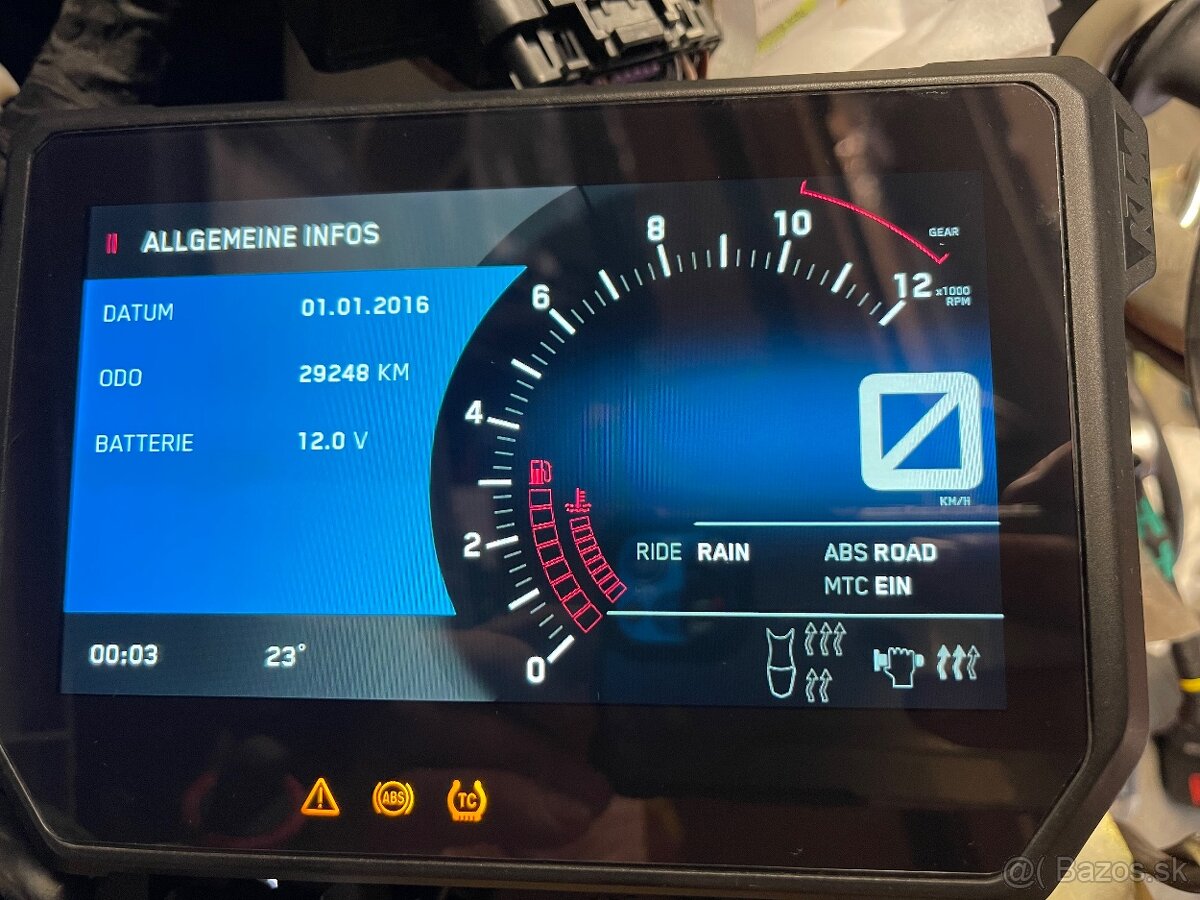 ktm budik tacho super adventure superduke GT 1290 - 3