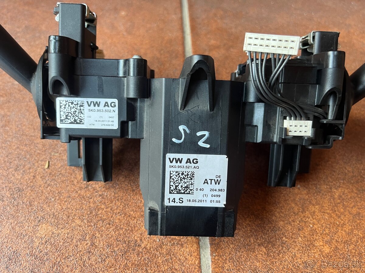 Podvolantové páčky octavia 2 - 3