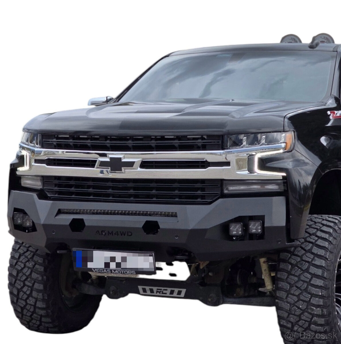 Predný pevnostný náraznik Chevy Silverado 2019 - 3