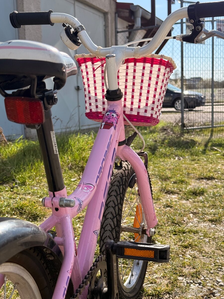 Detský, ružový bicykel - 3