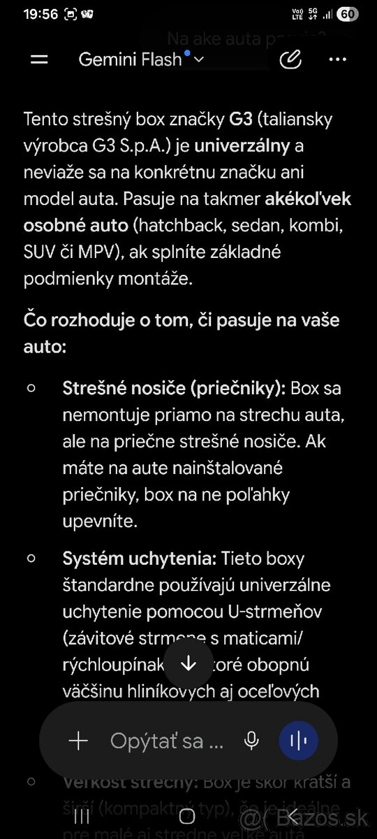 Strešný nosic - 3