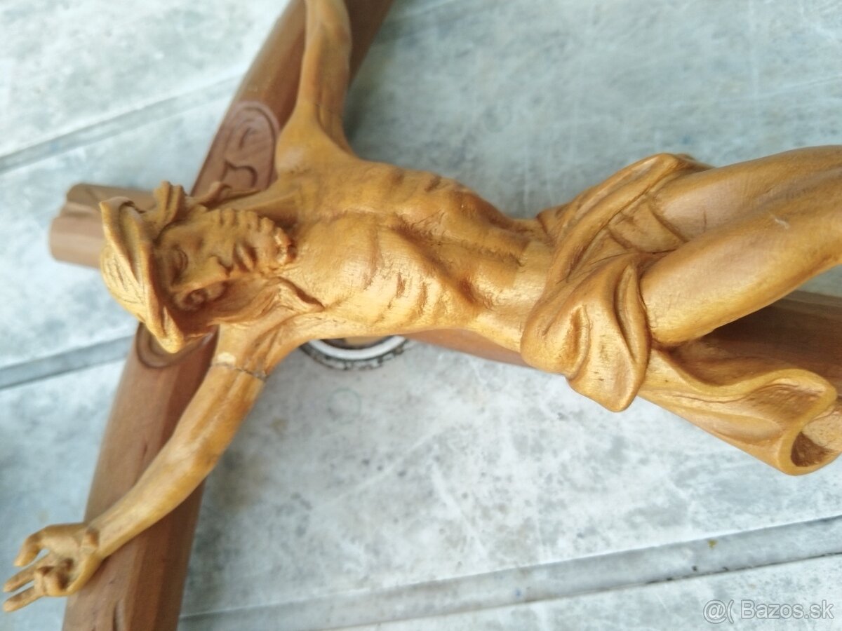 Drevený Krucifix, kristus - 3