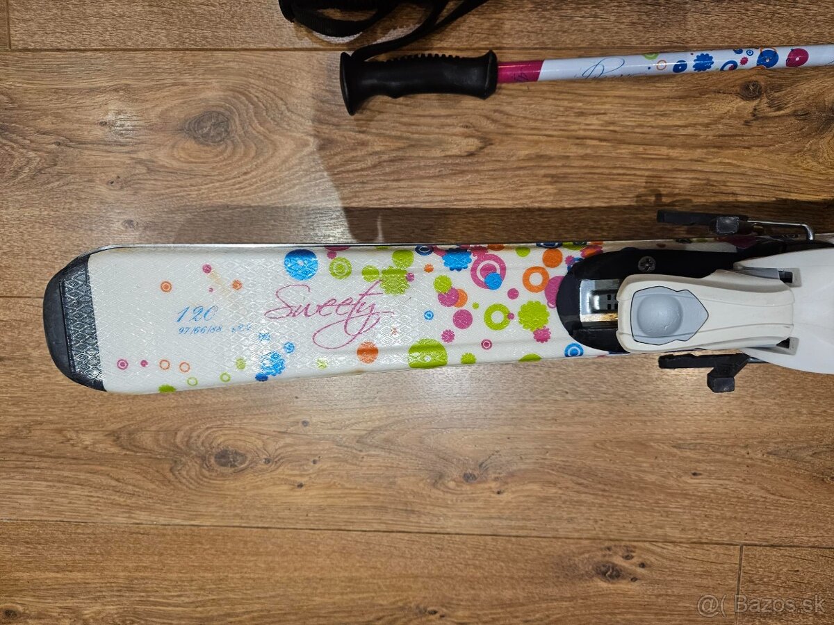 Predám lyže + lyžiarky + palice - 3